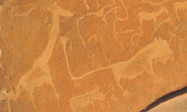 Twyfelfontein - Felsgravur Lion Man