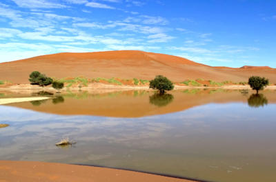 Wasser im Sossusvlei