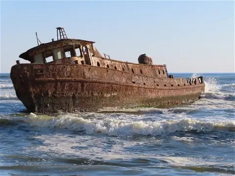 Shawnee Schiffswrack an Namibias Skelettküste