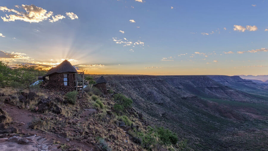 Grossartiger Ausblick von einer Lodge