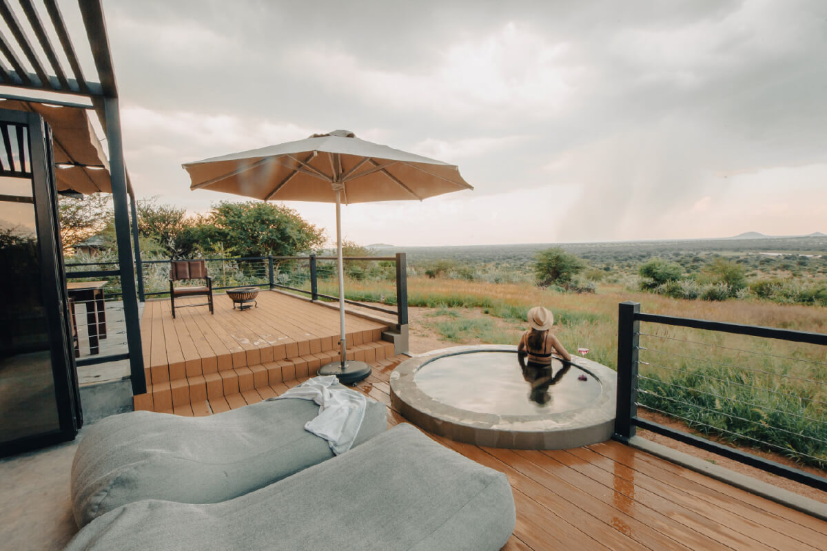 Luxuriöse Lodge in Namibia